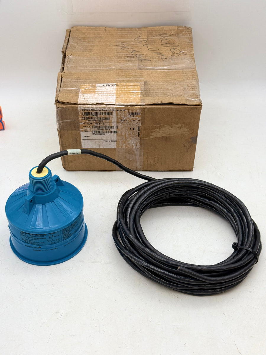 Siemens 7ML11180CA30 XPS-15 Milltronics Ultrasonic Transducer