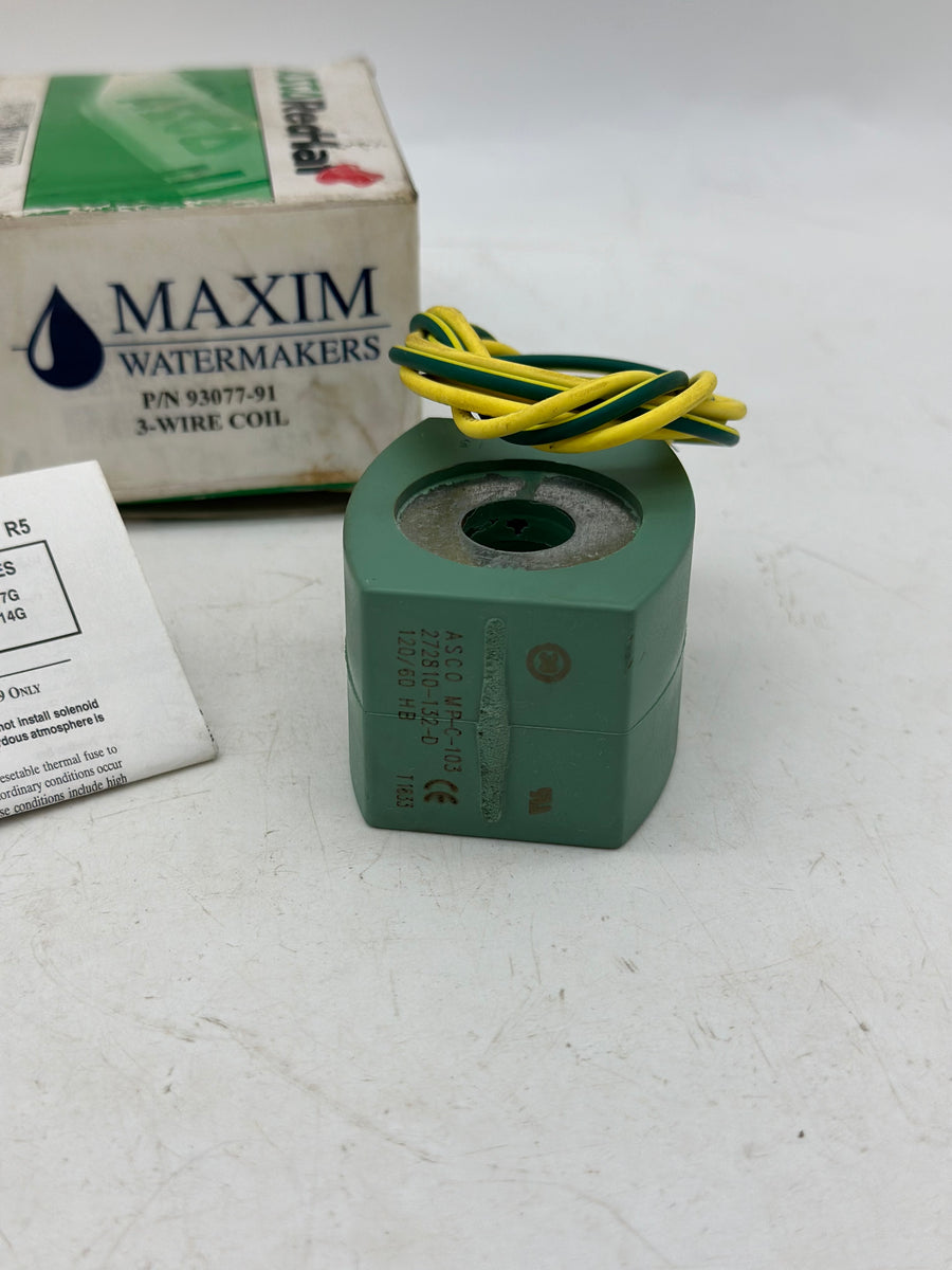 ASCO MPC103 272810132D Maxim 9307791 Solenoid Valve Coil (New