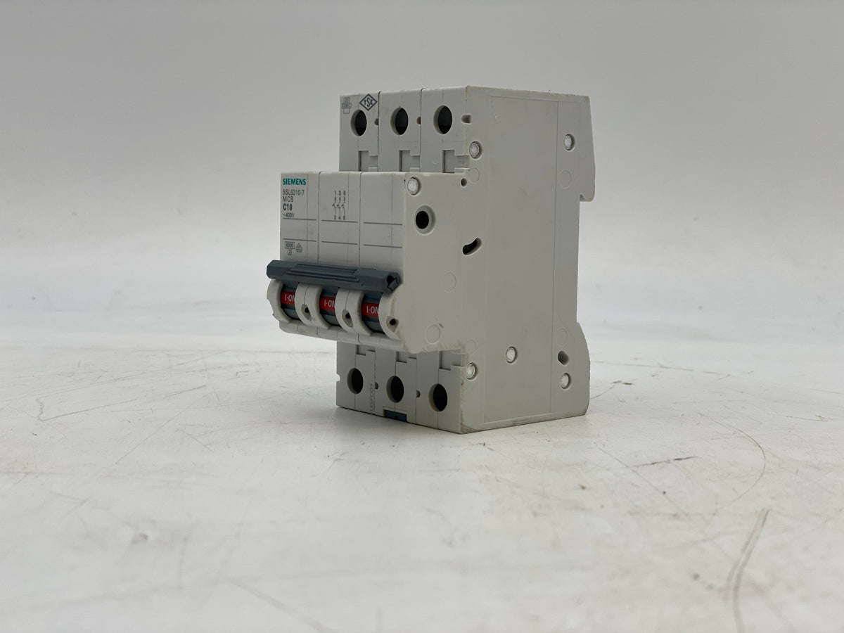 SIEM 5SL6310-6 Leitungsschutzschalter 400V 6kA 3pol. B 10A