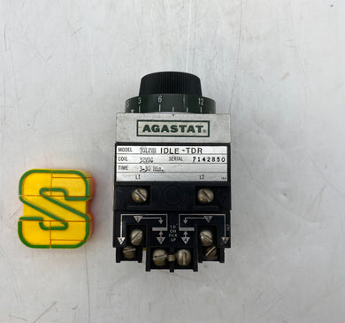 Agastat 7012VH Time Delay Relay 32VDC Coil 3-30 Minutes (Used)