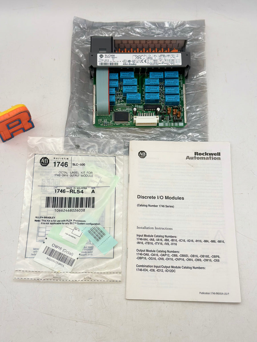 Allen-Bradley 1746-OW16 SLC500 Output Module (No Box) – Gulf Asset  Recovery