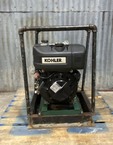 Kohler KD420-1001A 9.8 Diesel Engine w/ 1" Keyed Shaft, Recoil Start, 2" Trash Pump (Used)