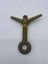 Load image into Gallery viewer, 7/8&quot; Dog Bolt w/ Wing Nut, Wing Span Approx. 6.25&quot;, Dog Bolt Length Approx 6.75&quot;, Bronze (No Box)