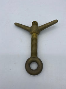 7/8" Dog Bolt w/ Wing Nut, Wing Span Approx. 6.25", Dog Bolt Length Approx 6.75", Bronze (No Box)
