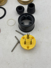 Load image into Gallery viewer, Pauluhn 2503B-125 Male Plug, 15A, 3-Wire, 2-Pole, Brass, 125VAC (New)