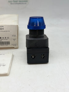 Allen-Bradley 100039 800H-QRH2B 30mm Pilot Light, Blue, 800H PB (Open Box)