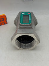 Load image into Gallery viewer, GRYVOZE 2-1/2 Inch Inline NPT Digital Turbine Flow Meter, 21-264 GPM (Used)