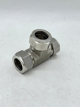 Load image into Gallery viewer, SHF Inc SUT-16 1&quot; Tube Union Tee, Double Ferrule, 316 SS (No Box)