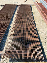 Load image into Gallery viewer, Grating 36&quot; x 20’ x 1-1/4&quot; Steel Bar Grating, Serrated (Used)