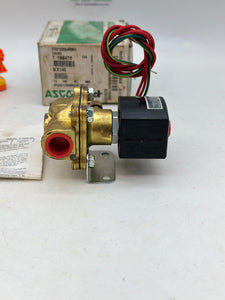 ASCO EF8210G094MBMO Solenoid Valve w/ Mount Brkt (New)