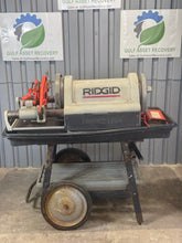 Load image into Gallery viewer, Ridgid 26092 1224 Threading Machine w/ Foot Switch, Wheel And Tray Stand, 120V (Used)