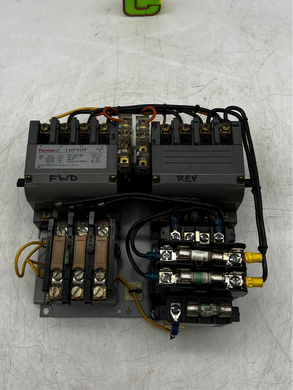 Furnas 14DP32AF Size 1 Reversing Motor Starter, 3 Phase, w/ Fused Transformer (Used)