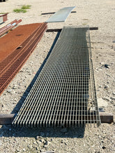 Load image into Gallery viewer, Grating 36” x 20&#39; x 2&quot; Galvanized Steel Bar Grating, Serrated (Used)