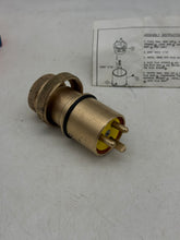 Load image into Gallery viewer, Pauluhn 420BP-125 Marine Plug, 20A, 3-Wire, 2-Pole, Brass, 125VAC (No Box)