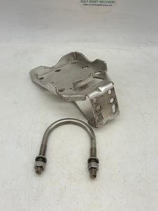 Rosemount 01166-8005-0001 HD Manifold Bracket w/ U-Bolt, 316 SST *Lot of (2)* (Used)