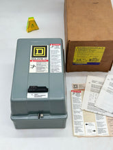 Load image into Gallery viewer, Square D 8536SBG2V02H20S Size 0 Starter w/ SS PB, Mtr Logic, 120V Coil, Encl (Open Box)