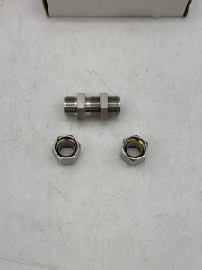 Parker 8BC8-316 A-LOK 1/2” Bulkhead Union, 316SS, *Box of (5)* (New)