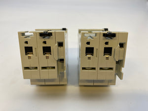 Moeller X-Pole ZPA40/2 Circuit Breaker w/ ZP-IHK Auxiliary Contact, *Lot of (2)* (Used)