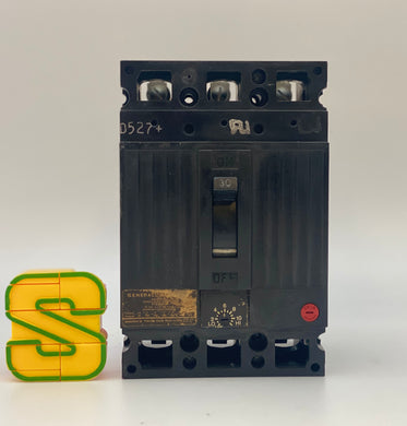 General Electric TEC36030 Circuit Breaker, 600 VAC, 30A (Used)
