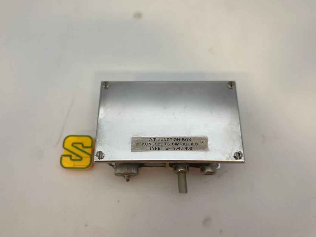 Kongsberg Simrad TEF-1040-400 Op Terminal Junction Box (Used)