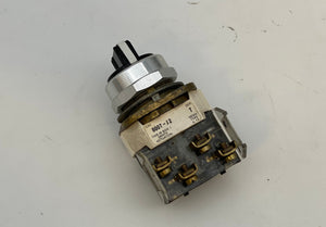 Allen-Bradley 800T-J2 30mm 3-Pos Selector Switch w/ 800T-XA Contactor (Used)