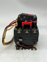 Load image into Gallery viewer, Square D 8536SBG2V02A Size 0 Starter w/ Start-Stop PB, 120V Coil (Used)