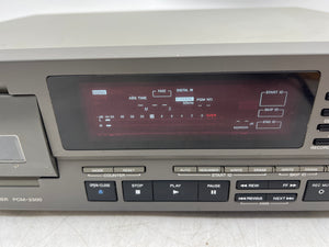 Sony PCM-2300 Digital Audio Recorder w/ Rack Mount Shelf, Power Cord (Used)