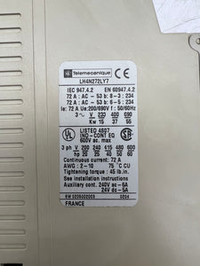 Telemecanique LH4N272LY7 Soft Starter / Soft Stop (Used)