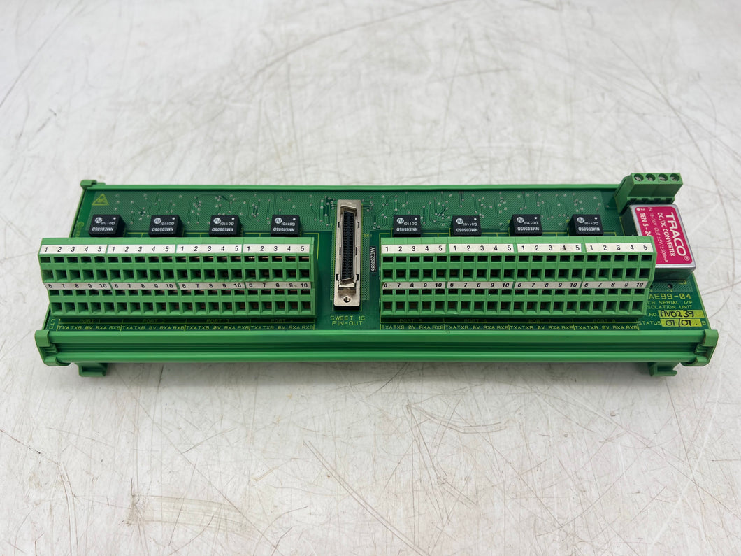Alstom MAE99-04 8Ch Serial I/F Isolation Unit (Used)