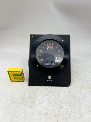 EMI 9999-40890 Rudder Angle Indicator w/ Dimmer, Surface Mounted (Used)