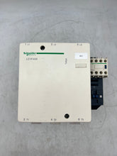Load image into Gallery viewer, Schneider Electric LC1F400U7 TeSys Contactor w/ 240V Coil, 3P, LADN22 Aux (Used)