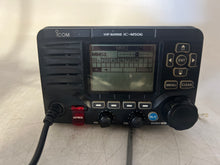 Load image into Gallery viewer, iCom IC-M506 VHF Marine Radio w/ Front HM-205B Mic, Mount Bracket (Used)