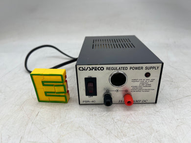 CSI / Speco PSR4C 12VDC Regulated Power Supply w/ Cigarette Lighter Adapter (Used)