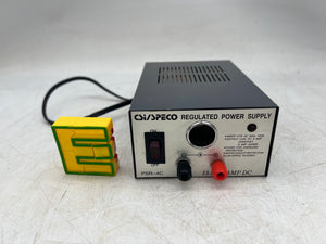 CSI / Speco PSR4C 12VDC Regulated Power Supply w/ Cigarette Lighter Adapter (Used)