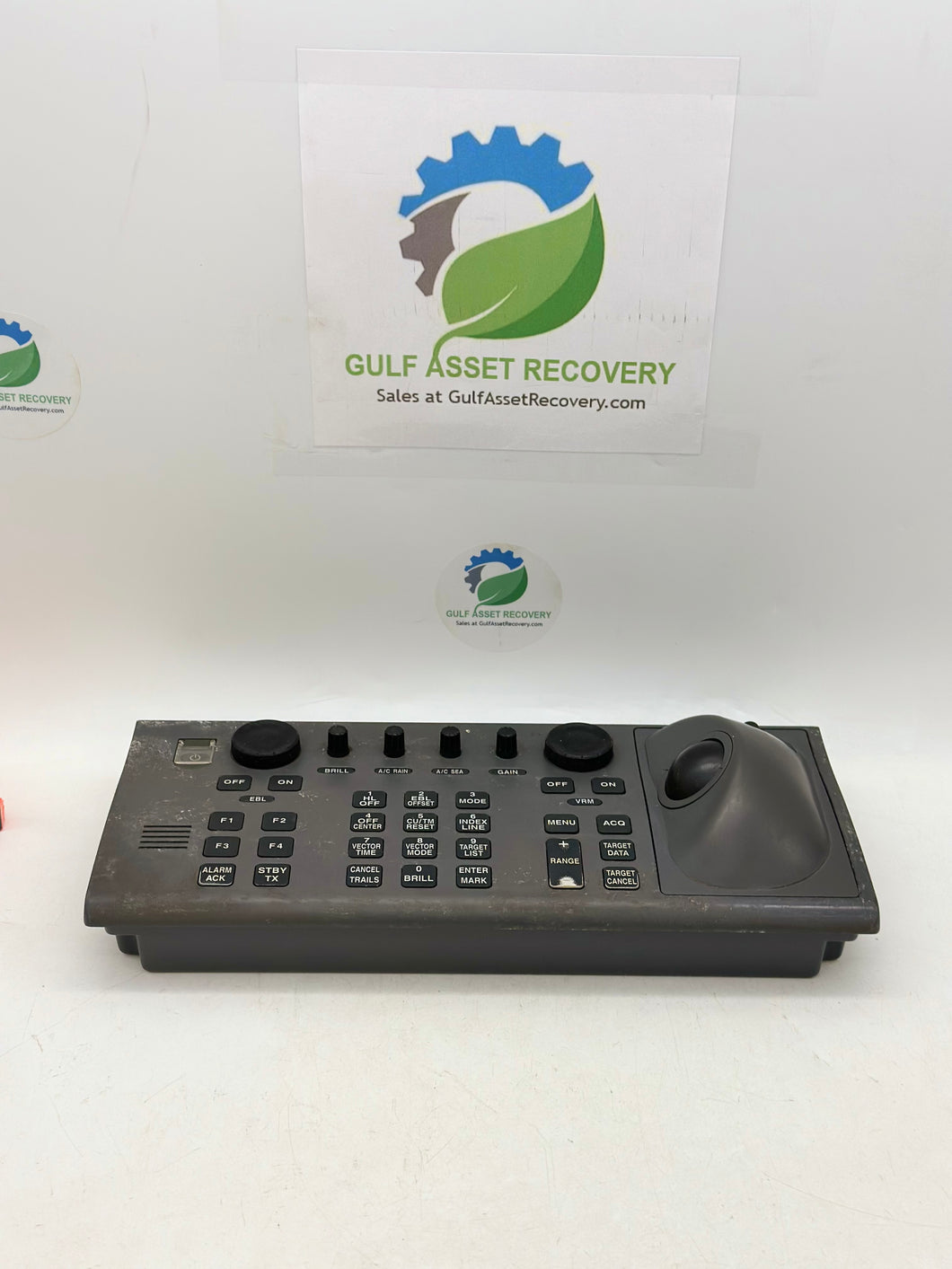 Furuno RCU-014 Marine Radar Control Unit Keyboard w/ Trackball (Used)