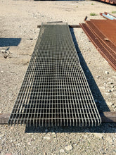 Load image into Gallery viewer, Grating 36” x 20&#39; x 2&quot; Galvanized Steel Bar Grating, Serrated (Used)