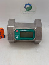 Load image into Gallery viewer, GRYVOZE 2-1/2 Inch Inline NPT Digital Turbine Flow Meter, 21-264 GPM (Used)