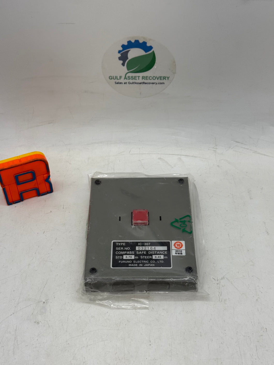 Furuno IC-307 SSAS Ship Security Alert System Button w/o Clear Button Cover (No Box)