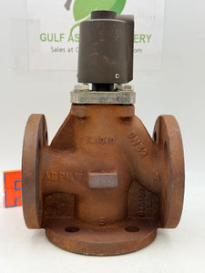 ARI-Armaturen 1-1/4" DN32 Globe Mixing Valve, 3-Way, Flanged, Cast Iron, PN16 (Used)