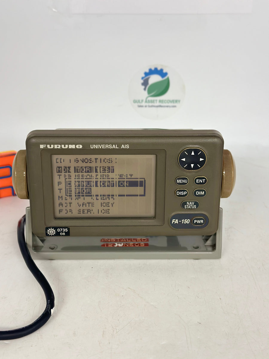 Furuno FA-1502 Monitor Unit for FA-150 Universal AIS w/ Bracket Pwr Co ...