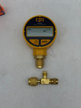 Load image into Gallery viewer, CPS VG200 Digital Vacrometer Vacuum Gauge w/ Pro-Set Tee, 1/4” Flare (Used)