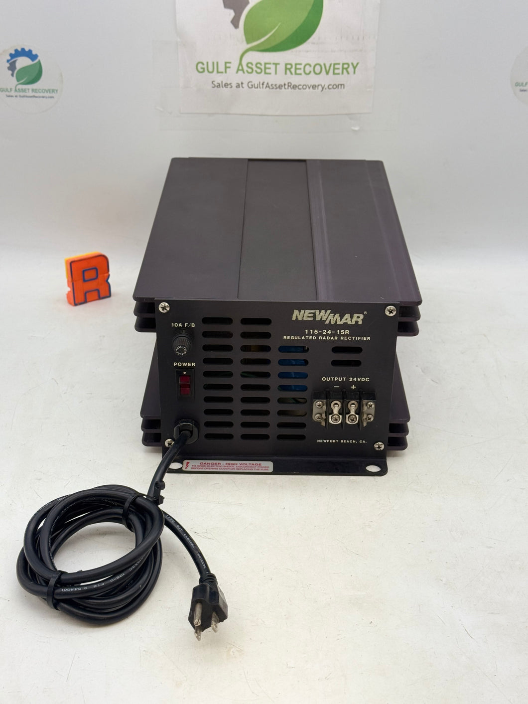 NewMar 115-24-15R Regulated Radar Rectifier, In: 115VAC Out: 24VDC 15A (Used)