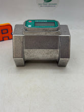 Load image into Gallery viewer, GRYVOZE 2-1/2 Inch Inline NPT Digital Turbine Flow Meter, 21-264 GPM (Used)