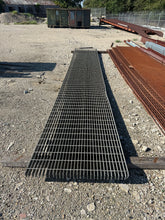 Load image into Gallery viewer, Grating 36” x 20&#39; x 2&quot; Galvanized Steel Bar Grating, Serrated (Used)