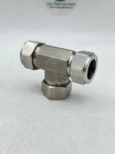 Load image into Gallery viewer, SHF Inc SUT-16 1&quot; Tube Union Tee, Double Ferrule, 316 SS (No Box)