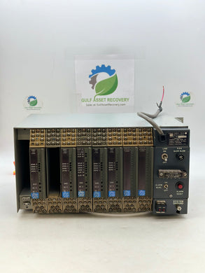 Foxboro 11-Slot Chassis w/ PSTR-A Power Supply, (7) Modules (Used)