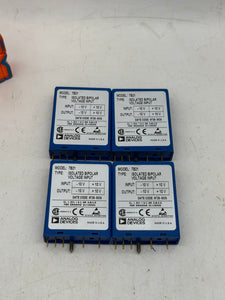 Analog Devices 7B21 Isolated Bipolar Voltage Input Module -/+10V Input *Lot of (4)* (Used)