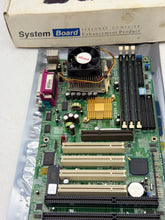 Load image into Gallery viewer, DFI-ITOX GCB60-BX-G ATX Motherboard w/ 256MB RAM, Shield, Celeron (Used)
