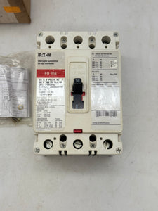 Eaton FD3030L Circuit Breaker, 30A 3P 600VAC 250VDC (Open Box)