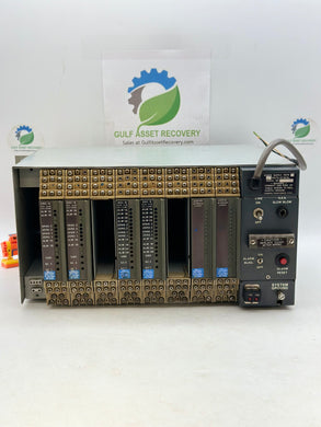 Foxboro 11-Slot Chassis w/ PSTR-A Power Supply, (6) Modules (Used)